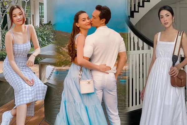 9 kiểu váy hoa đang được sao Hàn cưng nhất đầu Hè, diện đi du lịch là xuất sắc-10