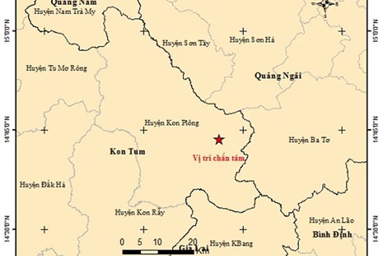 Xảy ra liên tiếp gần 20 trận động đất ở Kon Tum, họp khẩn để ứng phó