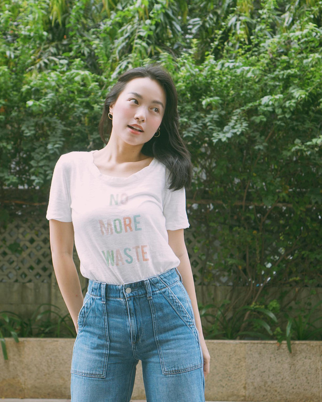 Sao Việt diện áo thun trắng chuẩn sang xịn mịn, dù chỉ mix theo cách đơn giản-9