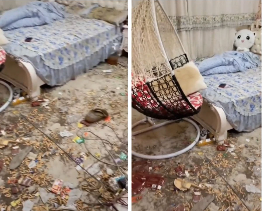 Xôn xao cảnh tượng cô gái ngồi livestream trong căn phòng bẩn kinh hoàng: Idol nhà ai xin vào nhận giúp”-1