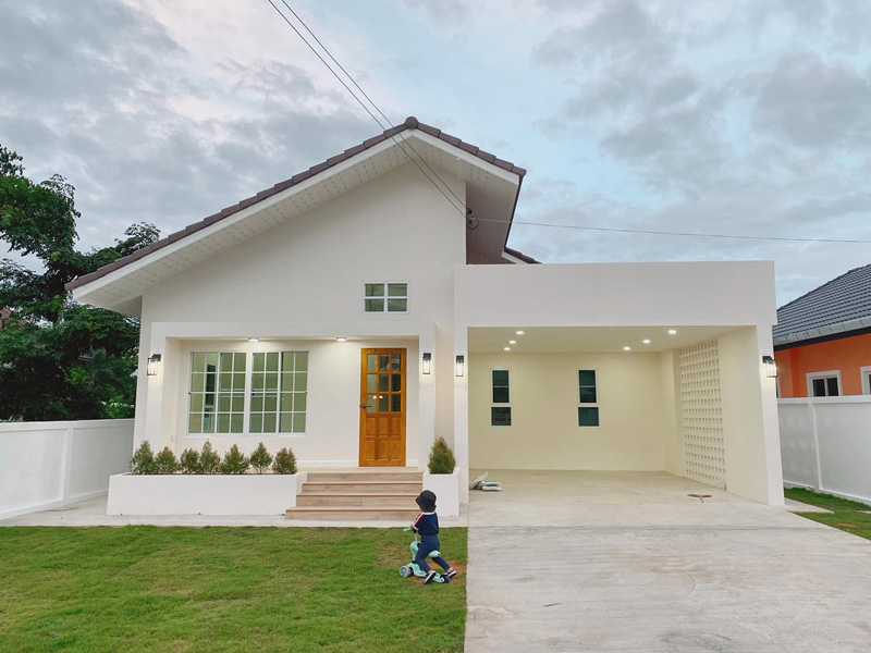 Ngôi nhà 1 tầng lửng ấn tượng, dù tối giản nhưng vẫn đẹp lạ thường-3