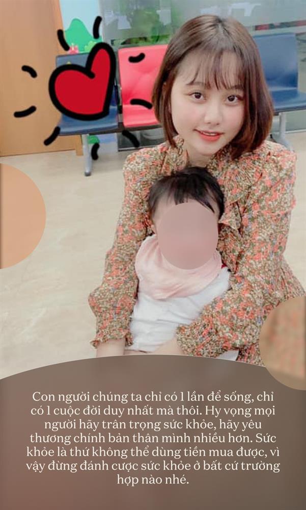 Vừa sinh con xong thì phát hiện mắc ung thư và phải tháo bỏ một chân, mẹ 9x khiến nhiều người ngưỡng mộ: Còn thở là còn hạnh phúc, còn sống là còn chiến đấu-1