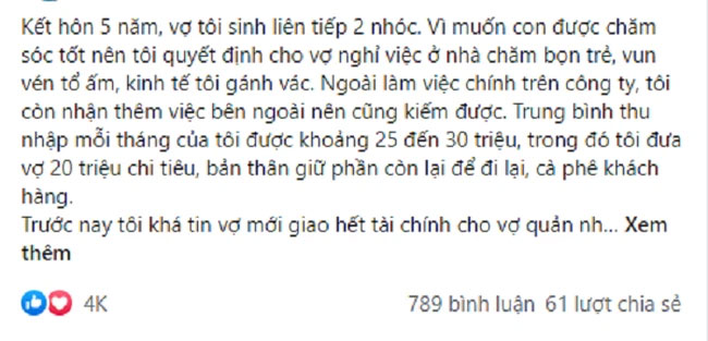 Mắng vợ tiêu hoang tháng 30 triệu cũng hết, tới khi nhìn cuốn sổ cũ trong ngăn tủ, chồng bỗng nhiên nghẹn ngào-1