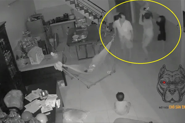 Clip chồng đánh vợ kinh hoàng trước mặt 3 con nhỏ: Sự thật đau lòng về người đàn ông xuất hiện không can ngăn vụ đánh đập-3