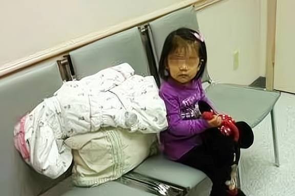 Mẹ bầu sinh con thứ 2 lúc khuya, chỉ có con gái đang đợi ngoài phòng sinh, câu nói của cô bé khiến nữ y tá bật khóc-1