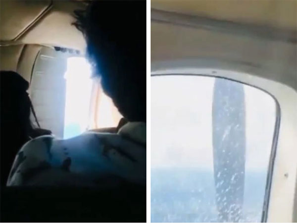 Video: Máy bay bật bung cửa giữa không trung khi đang ở độ cao hàng ngàn mét, hành khách hoảng loạn cố làm một việc thót tim-2