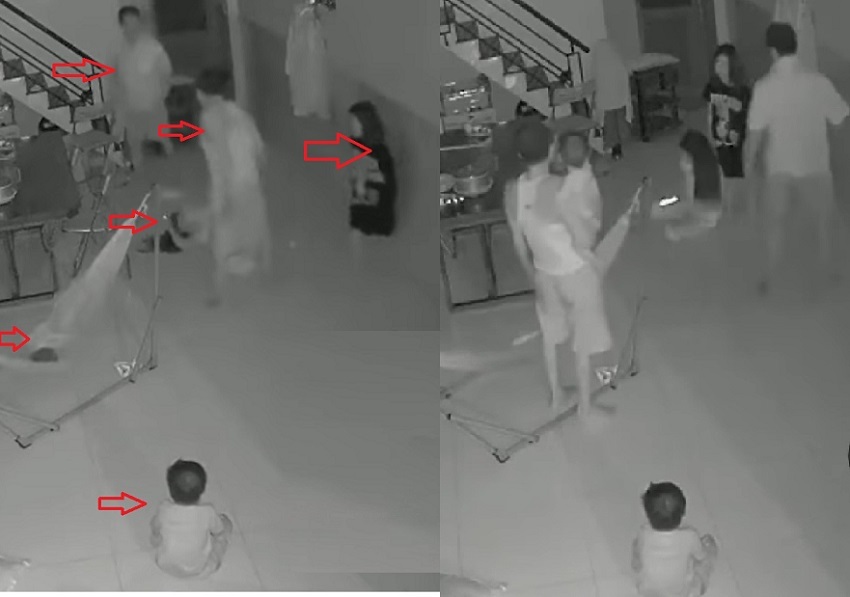 Clip chồng đánh vợ kinh hoàng trước mặt 3 con nhỏ: Sự thật đau lòng về người đàn ông xuất hiện không can ngăn vụ đánh đập-2