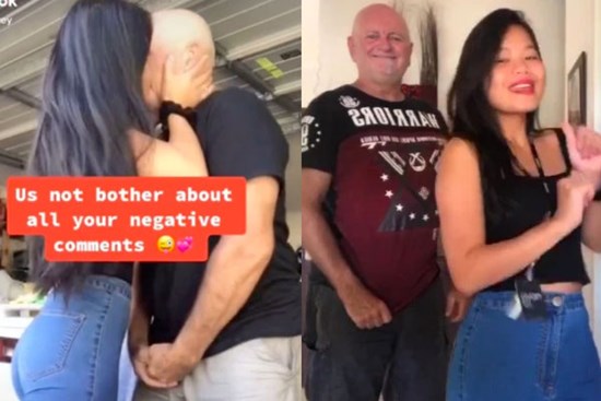 Yêu người đàn ông hơn mình 33 tuổi và thường xuyên quay clip đăng lên mạng, cô gái dính nghi án yêu vì tiền và lời đáp trả