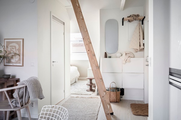 Thiết kế căn hộ gác mái 28m2 độc đáo, đẹp như mơ với đầy đủ tiện nghi-11