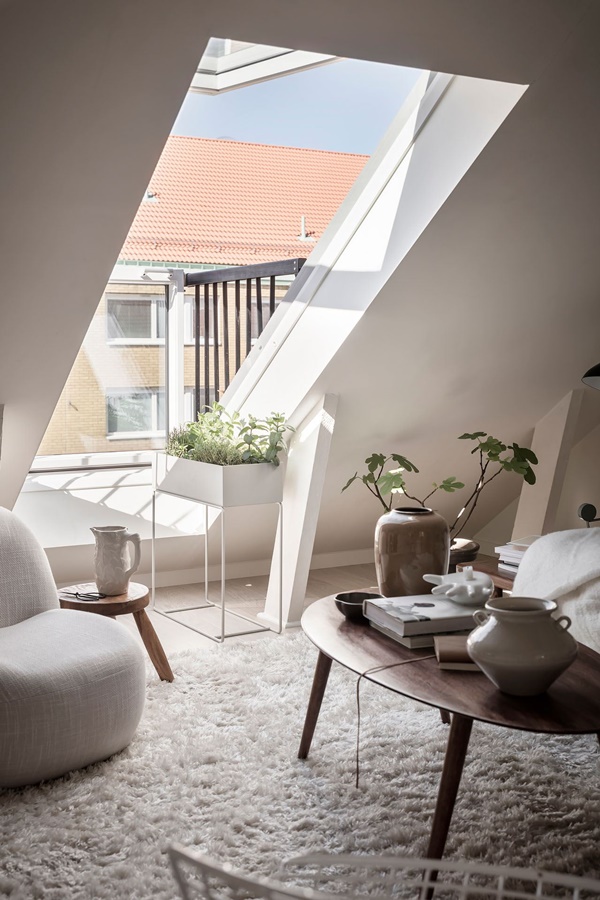 Thiết kế căn hộ gác mái 28m2 độc đáo, đẹp như mơ với đầy đủ tiện nghi-2