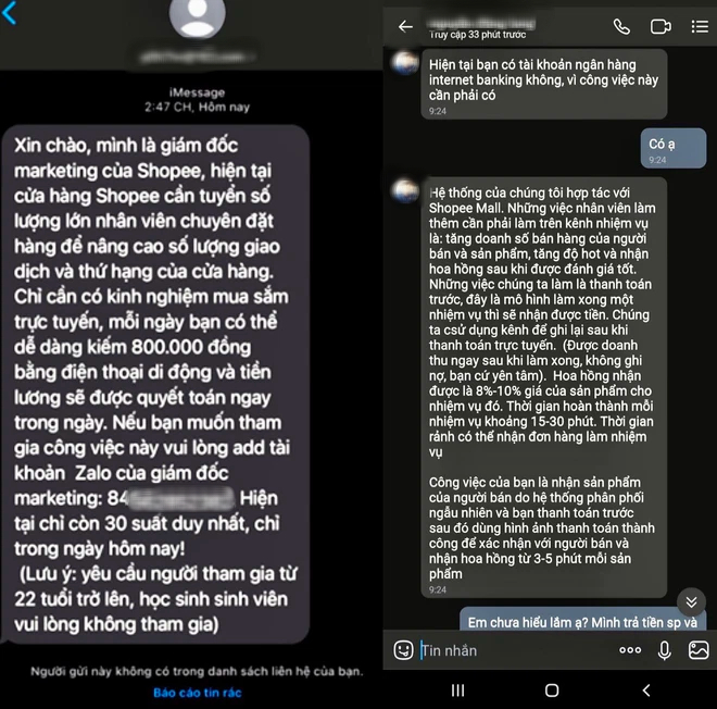 Bị vạch mặt” chiêu lừa cũ, kẻ gian nghĩ ra nhiều trò mới để hút” tiền của người nhẹ dạ-3