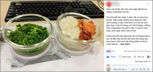 Nàng dâu giận dỗi bố mẹ chồng và bỏ luôn bữa tối, đến khi nhìn thấy hộp cơm trưa mẹ chồng chuẩn bị cho mà cô rưng rưng nước mắt!-1