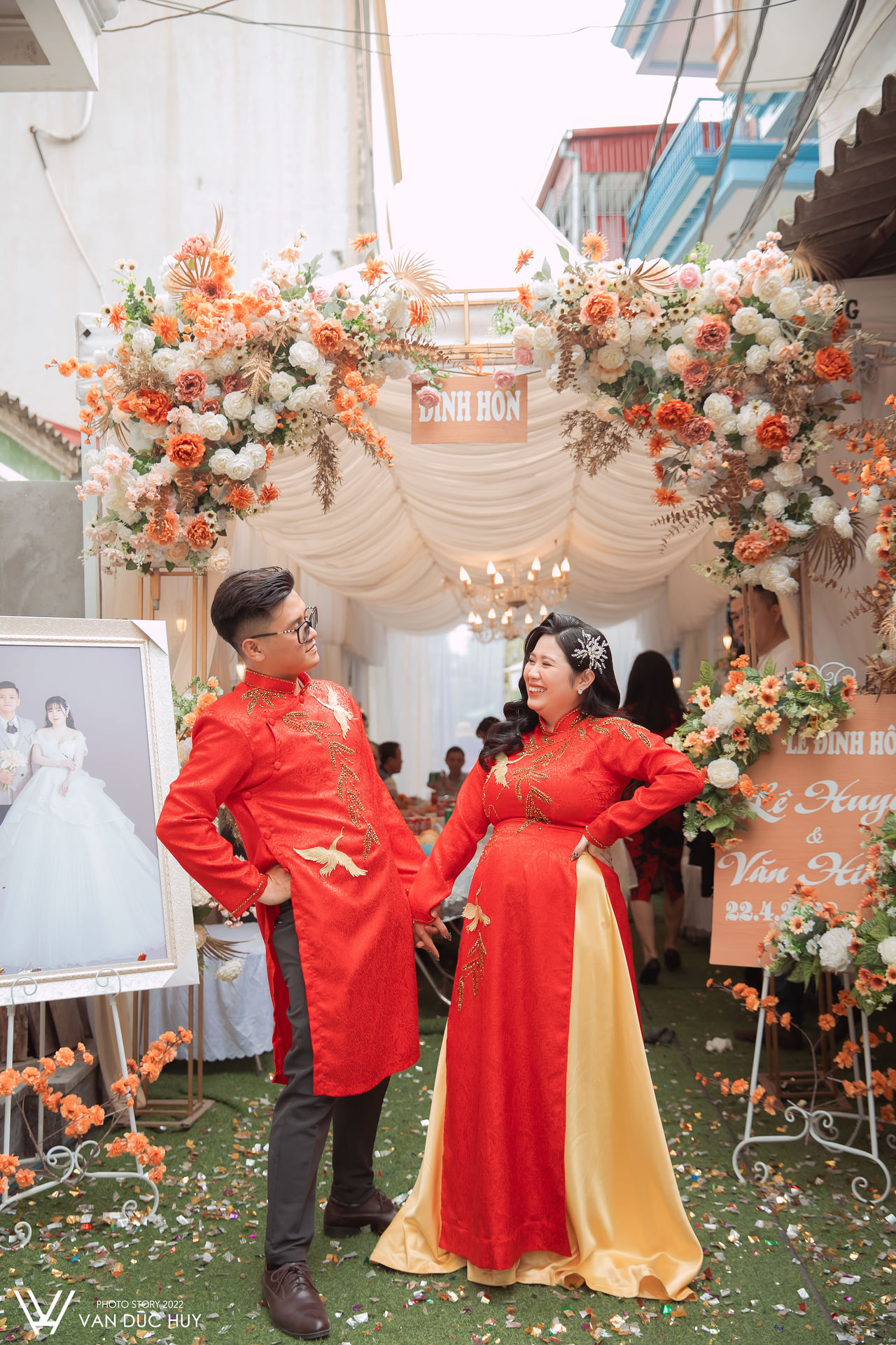 Cô dâu bụng bầu 5 tháng quẩy trong ngày ăn hỏi: Gái xinh Hải Phòng đồng ý lấy chồng cách 1700km sau 2 lần gặp mặt-7