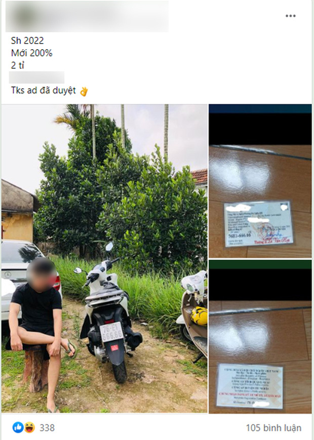 Ra giá 2 tỷ đồng vì bốc được biển ngũ quý 666.66, chủ xe Honda SH được CĐM tiếp lời: Xe này phải 6 tỷ đồng mới đúng-1