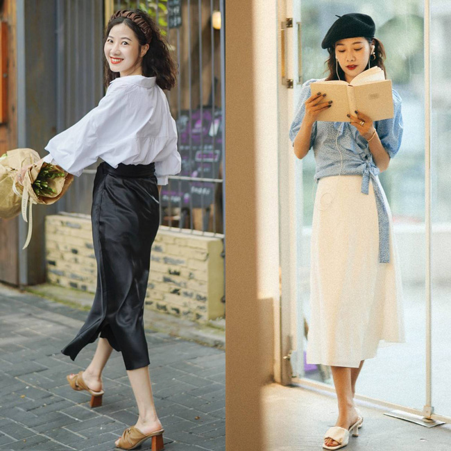 Sơ mi + chân váy: 3 công thức lên đồ đẹp mỹ mãn, giấu nhẹm bụng mỡ để nàng 30+ lột xác chốn công sở-6