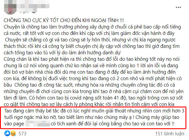 Than thở chồng ngoại tình, tiểu tam ngang ngược, chính thất tưởng được bênh vực ai ngờ bị cộng đồng mạng quay xe” bởi ... câu chốt-2