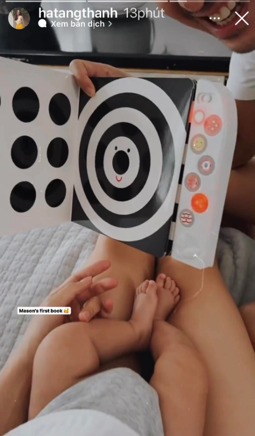 Tăng Thanh Hà hé lộ hình ảnh siêu đáng yêu của quý tử thứ 3-2