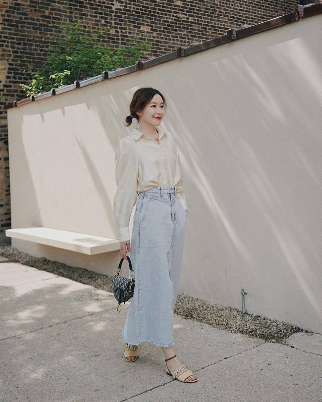 Vụng mix đồ đến mấy thì khi mặc trang phục màu be, chị em cũng ghi trọn điểm tinh tế-13