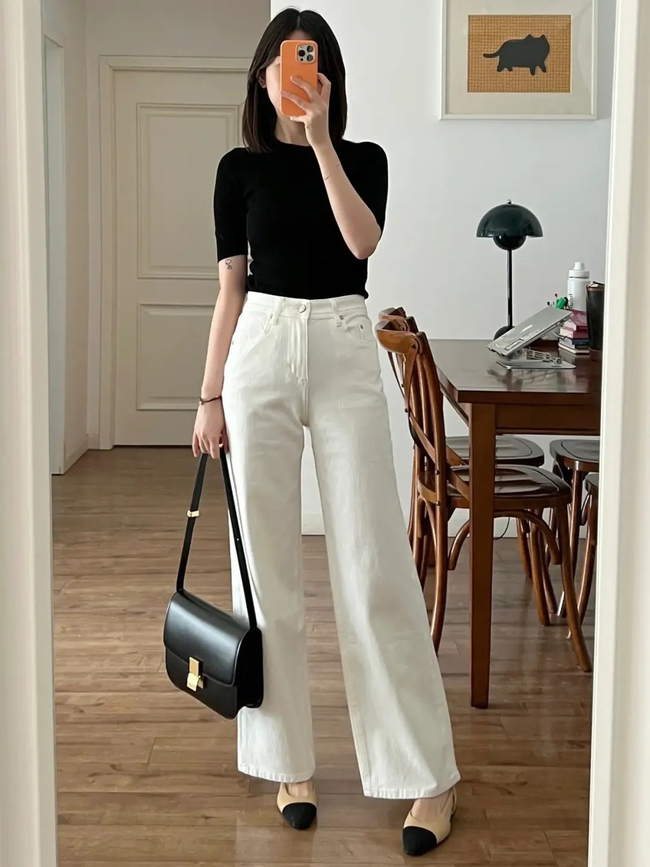 Street style Châu Á: Hội chị em diện áo phông đơn giản mà vẫn đẹp mê, nhìn mà muốn copy ngay-13