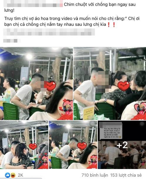 Lan truyền clip chồng lén lút nắm tay bồ ngay sau lưng vợ tại bàn ăn, xung quanh có nhiều bạn bè-6