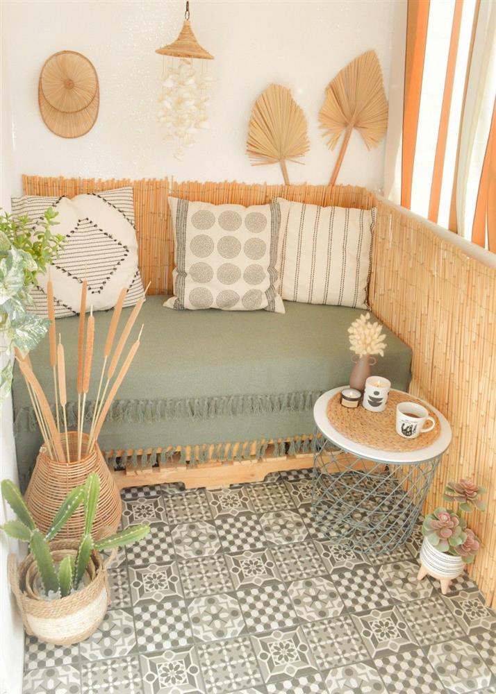 Thiết kế góc ban công theo phong cách Bohemian nhìn ngỡ như khu nghỉ dưỡng-6