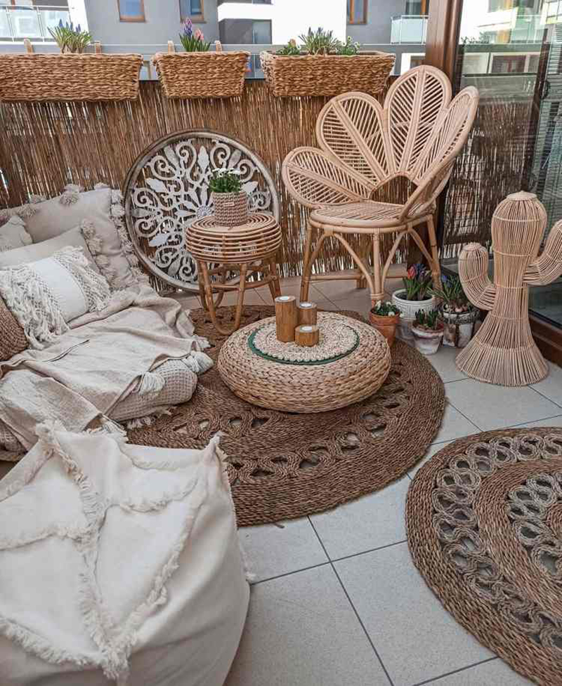 Thiết kế góc ban công theo phong cách Bohemian nhìn ngỡ như khu nghỉ dưỡng-7