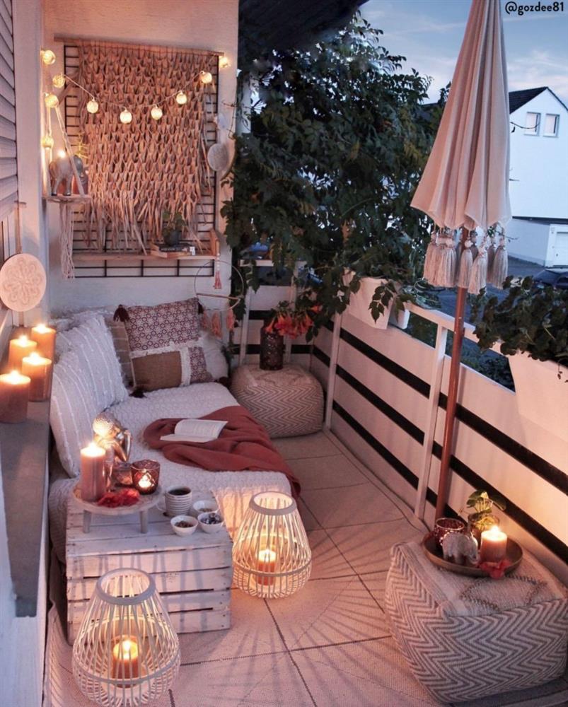 Thiết kế góc ban công theo phong cách Bohemian nhìn ngỡ như khu nghỉ dưỡng-9
