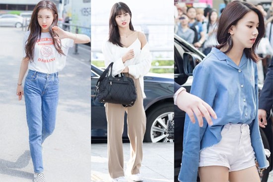3 thành viên TWICE có style mùa hè rất đơn giản, nhưng sành điệu nhất nhóm