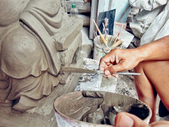 Bố chồng mê đắp tượng, nàng dâu khoe thành phẩm khiến cả nhà phải xem, hàng xóm phải xem-1