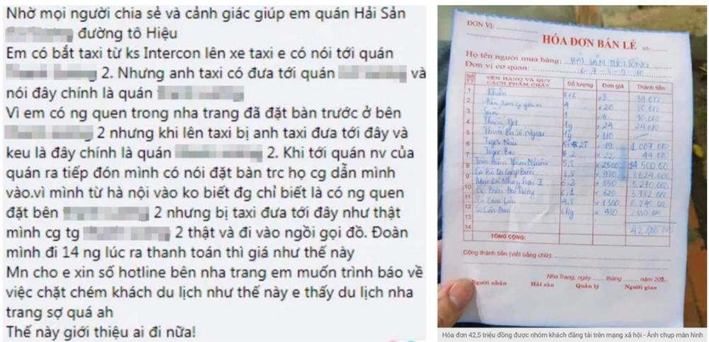 Khách tố bị chặt chém 42 triệu ở Nha Trang: Sự thật hé lộ, chủ quán mong yên ổn làm ăn-1