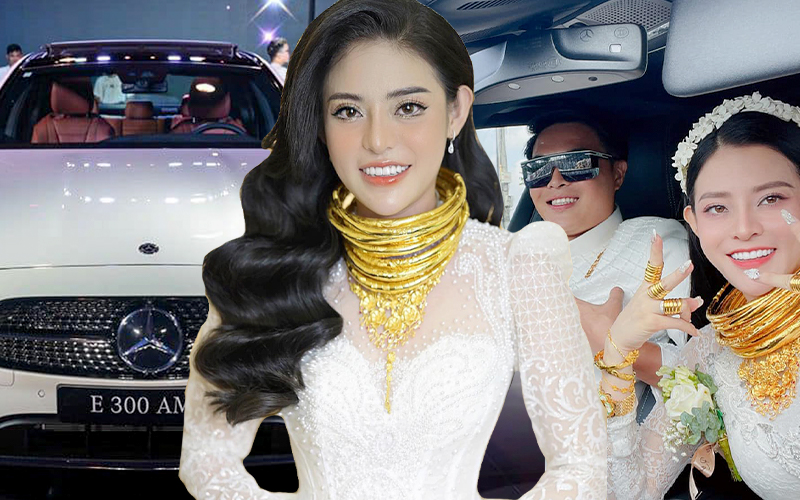 Cô dâu nhận 30 cây vàng ngày cưới, đeo kín người gây chú ý: Mẹ chồng tặng riêng con dâu xe Mercedes tiền tỷ-1