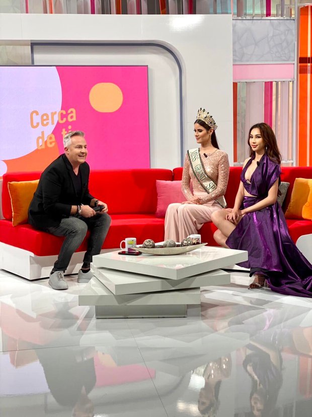 Ảnh Thùy Tiên đọ sắc căng đét với Tân Miss Grand Tây Ban Nha, nổi bần bật dù hạn chế 1 điều-3