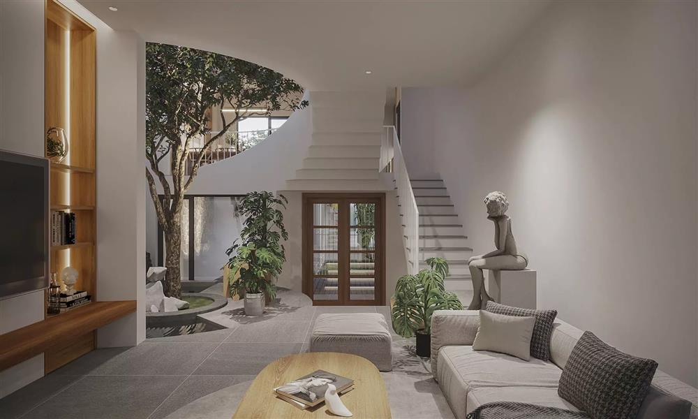 Ngôi nhà đậm chất nghệ thuật giữa những xô bồ, bon chen của phố thị-7