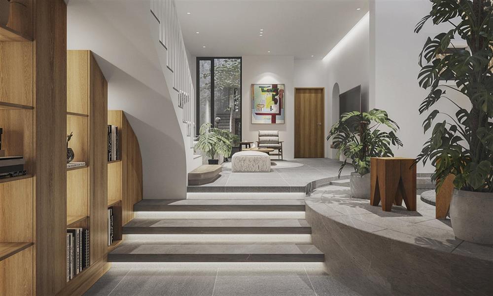 Ngôi nhà đậm chất nghệ thuật giữa những xô bồ, bon chen của phố thị-9