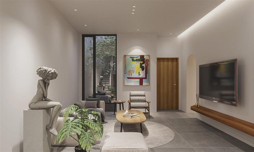 Ngôi nhà đậm chất nghệ thuật giữa những xô bồ, bon chen của phố thị-10