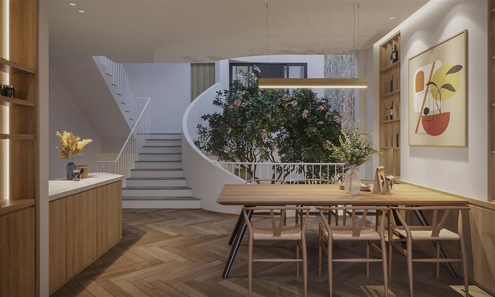 Ngôi nhà đậm chất nghệ thuật giữa những xô bồ, bon chen của phố thị-11