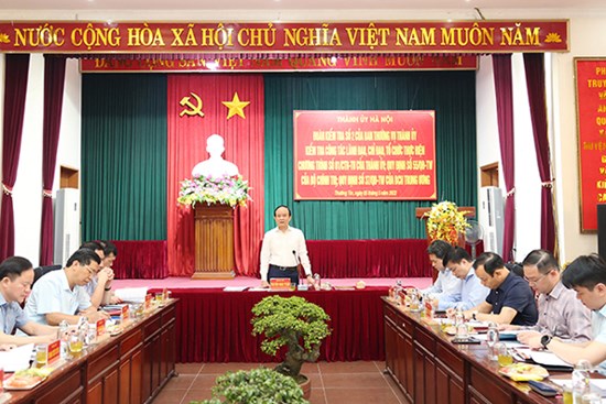 Chú trọng đổi mới công tác lãnh đạo, đảm bảo triển khai thực hiện Chương trình số 01 của Thành uỷ khoa học, hiệu quả