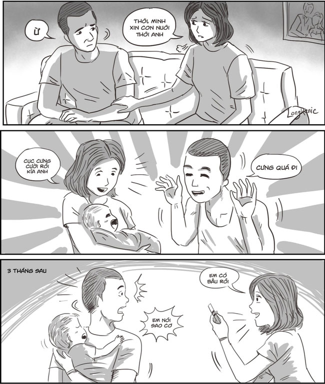 Nhận con nuôi được 3 tháng, vợ bỗng thông báo tin vui khiến tôi mừng như bắt được vàng-1