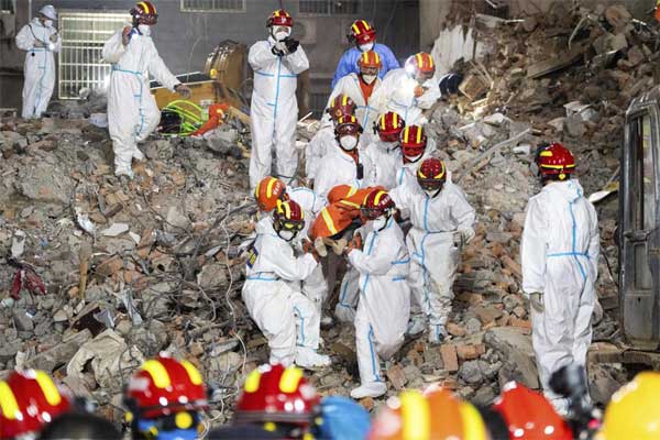 Vụ sập nhà ở Trung Quốc: Số người thiệt mạng tăng lên 53, kết thúc chiến dịch tìm kiếm cứu hộ-2