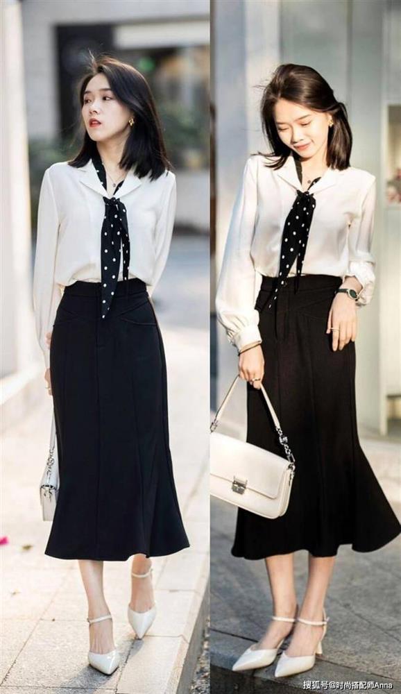 Một kiểu chân váy vừa kéo chân vừa bóp eo, nàng công sở diện lên đảm bảo cao thêm vài phần-6