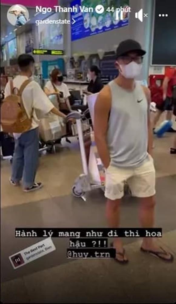 Ngô Thanh Vân - Huy Trần tất bật bay tới Đà Nẵng chuẩn bị lễ cưới, nhìn số lượng hành lí mang theo mà tưởng đi thi Hoa hậu-5