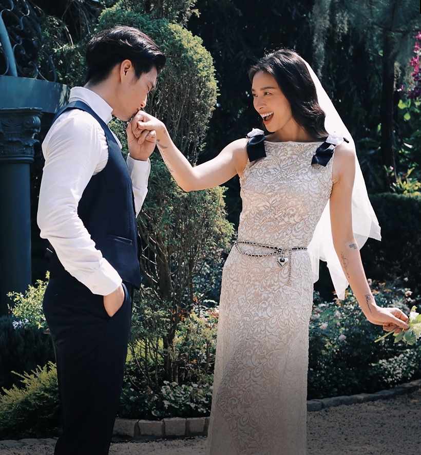 Clip được tung ngay trước đám cưới Ngô Thanh Vân - Huy Trần: Cô dâu - chú rể khiêu vũ, trao nhau nụ hôn ngọt ngào-5