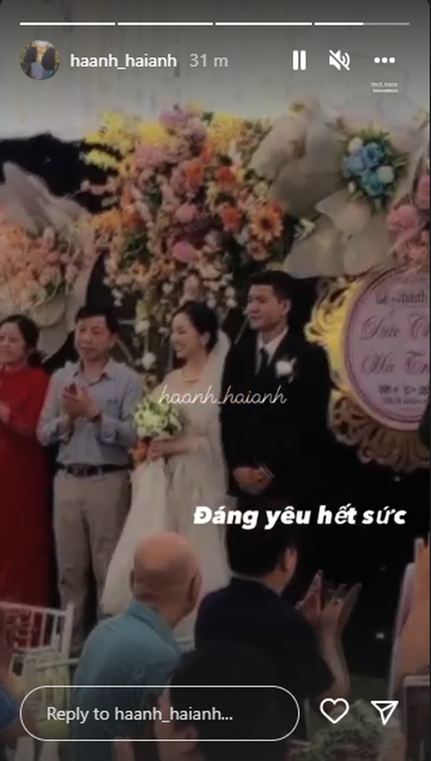 Toàn cảnh đám cưới ở quê của Hà Đức Chinh: Bàn tiệc dài dằng dặc, visual cô dâu chú rể ngất ngây-5