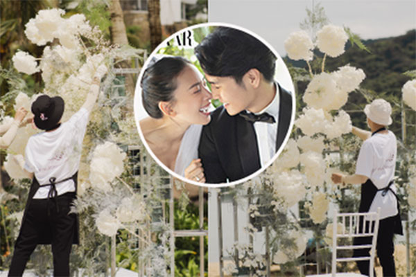 Đám cưới Ngô Thanh Vân - Huy Trần: Cô dâu chú rể hạnh phúc nhất hôm nay lộ diện, 1 khoảnh khắc gây xúc động!-18