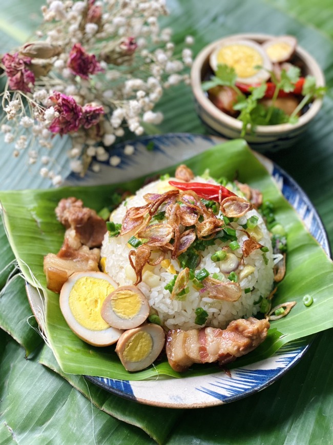 Cuối tuần nấu nồi xôi bắp thịt kho dẻo thơm đổi món ngon hết nấc!-4