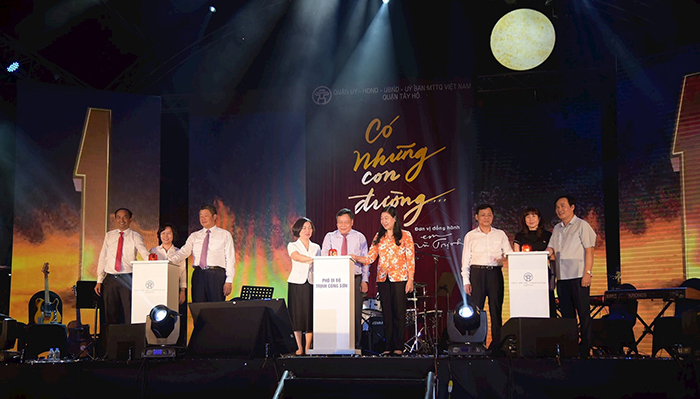 Tái khởi động phố đi bộ Trịnh Công Sơn, quận Tây Hồ-1