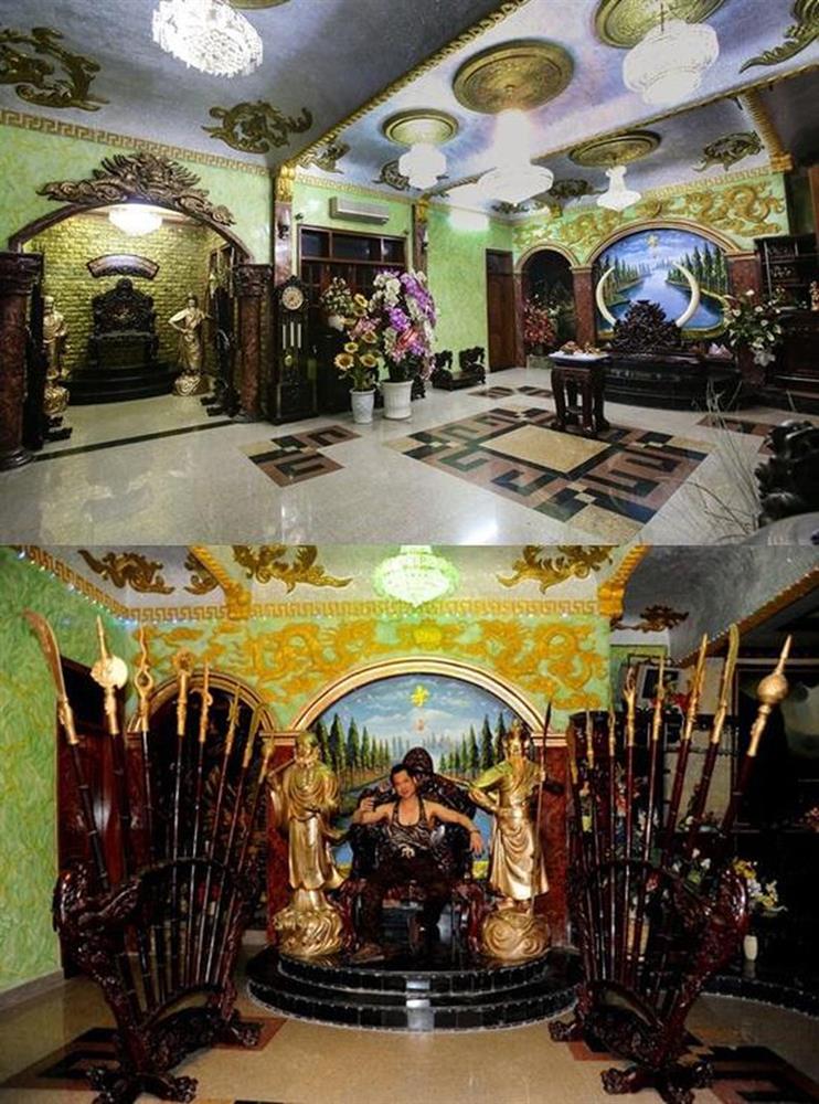 Biệt thự dát vàng độc nhất vô nhị của danh ca Ngọc Sơn khiến nhiều người sợ hãi-7