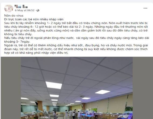 Nhiều trẻ bị nôn và đau bụng tiêu chảy không đỡ, cha mẹ cần làm gì?-1