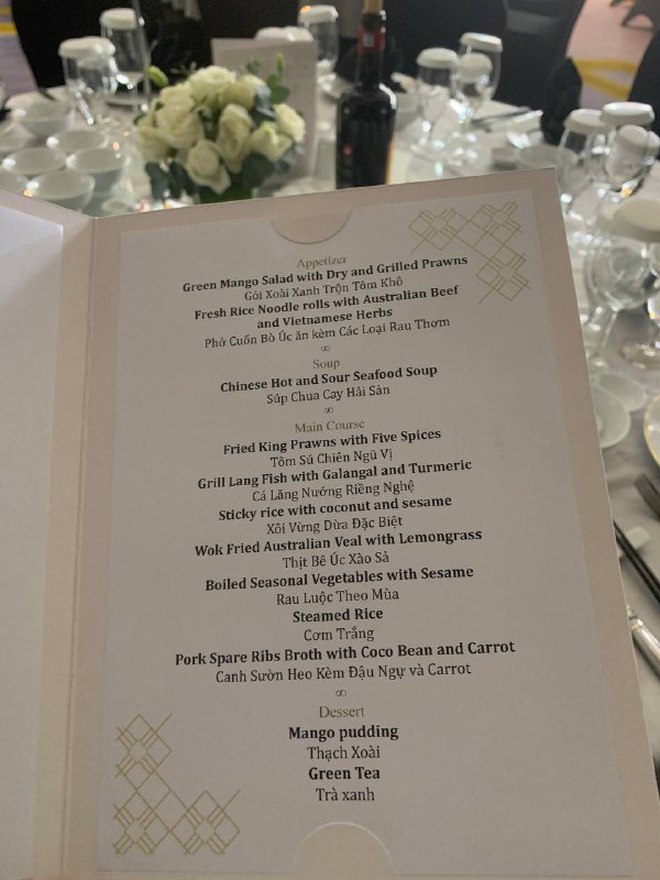 Menu tiệc cưới Hà Đức Chinh ở khách sạn sang xịn bậc nhất Hà Nội có gì?-1