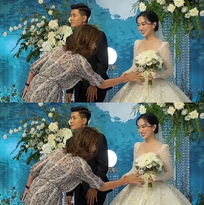 Thực hư chuyện Trang Trần check bụng vợ Hà Đức Chinh trong lễ cưới?-3